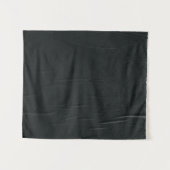 Zwarte textiel met witte gecoate draad wandkleed (Voorkant (horizontaal))