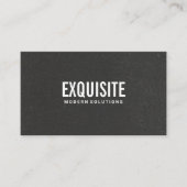 Zwarte textuur Concrete muur Visitekaartje (Voorkant)