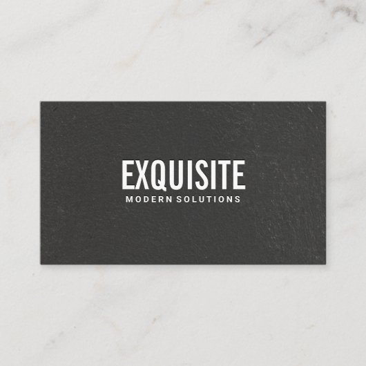 Zwarte textuur Concrete muur Visitekaartje (Voorkant)