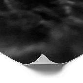 Zwarte textuurachtergrondsteen poster (Hoek)