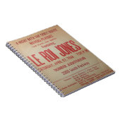 Zwarte theater | LeRoi Jones Spiral-fotonotebook Notitieboek (Rechterzijde)