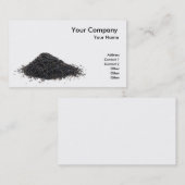 Zwarte thee visitekaartje (Voorkant / Achterkant)