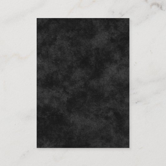 Zwarte Tiara CrownQuinceanera QR RSVP Informatiekaartje (Achterkant)