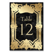 Zwarte Tiara kroon Elegante Quinceanera Kaart (Voorkant)