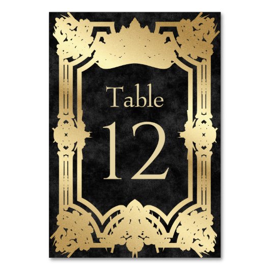 Zwarte Tiara kroon Elegante Quinceanera Kaart (Voorkant)