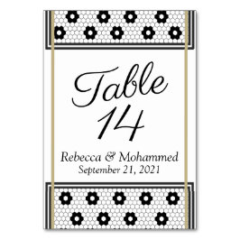 Zwarte Tie Franse Bistro Kaart