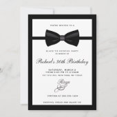 Zwarte Tie, uitnodigingen voor cocktailparty's (Voorkant)