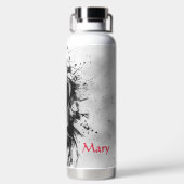 ZWARTE TIGER DOR GEÏNSULATEERDE FLACON AANGEPASTE  WATERFLES (Achterkant)