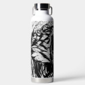 ZWARTE TIGER DOR GEÏNSULATEERDE FLACON AANGEPASTE  WATERFLES (Voorkant)