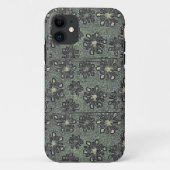 zwarte tinten tegen grijs Case-Mate iPhone case (Achterkant)