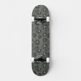 zwarte tinten tegen grijs skateboard