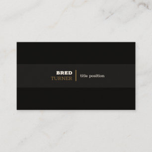 Zwarte tinten visitekaartje