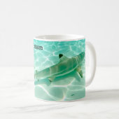 Zwarte Tip Ref Shark Coffee-Mok Koffiemok (Voorkant rechts)