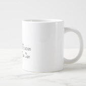 Zwarte Toekan Vogel Grote Koffiekop (Rechts)