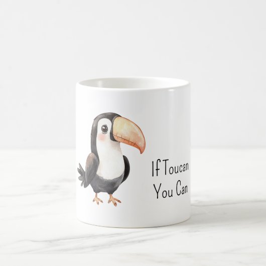Zwarte Toekan Vogel Koffiemok (Center)