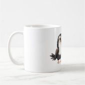Zwarte Toekan Vogel Koffiemok (Links)