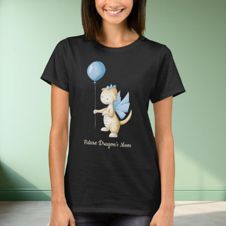Zwarte Toekomst Drakenmoeder Baby Draak Moeder Wor T-shirt