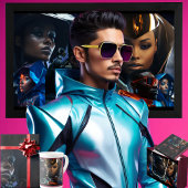 zwarte toekomst porselein kop