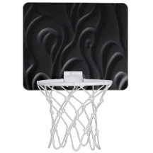 Zwarte toekomstige textuur Mini Basketball Hoop