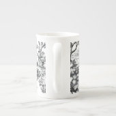 Zwarte Toile Print Speciale Mok (Achterkant)