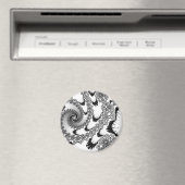 Zwarte Tongen Magneet (Insitu (Vaatwasser))