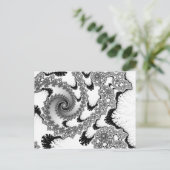 Zwarte Tongues Briefkaart (Staand voorkant)