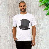 Zwarte Top Hat Mannen Actieve T-Shirt