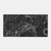 Zwarte topografische bureaumat (Voorkant)