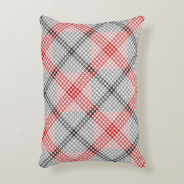 Zwarte tot rode bollen of gaten, die vreemde vierk accent kussen