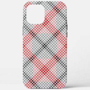 Zwarte tot rode bollen of gaten, die vreemde vierk Case-Mate iPhone case
