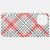 Zwarte tot rode bollen of gaten, die vreemde vierk Case-Mate iPhone case (Achterkant (horizontaal))