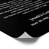 Zwarte Tot We Elkaar Weer Ontmoeten Viering Van He Poster (Hoek)