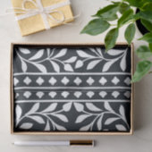 Zwarte traditionele beeninleg decoupagepapier tissuepapier (Geschenk)