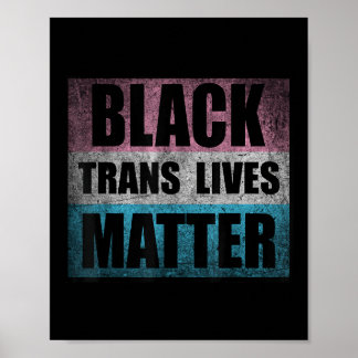 Zwarte transgender leeft transactivisme poster