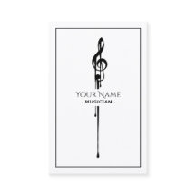 Zwarte Treble Clef smelten