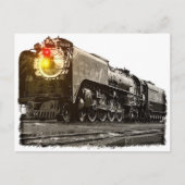 Zwarte trein 8444 briefkaart (Voorkant)