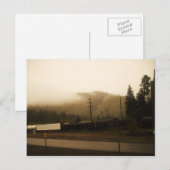 Zwarte trein is een komijn. briefkaart (Voorkant / Achterkant)