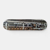 Zwarte trein persoonlijk skateboard (Horizontaal)