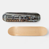 Zwarte trein persoonlijk skateboard (Horizontaal)