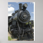 Zwarte trein poster (Voorkant)