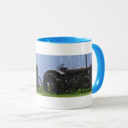  zwarte trekker - Boerderij Mok (Voorkant rechts)