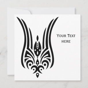 Zwarte Tribal Tattoo - tulp + jouw ideeën