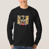Zwarte Tricolor Corgi Pullover (Voorkant)