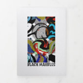 Zwarte Trifold Kaart (Cover)