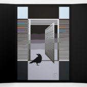 Zwarte Trifold Kaart (Binnenkant midden)