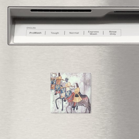 Zwarte trompettist magneet (Insitu (Vaatwasser))