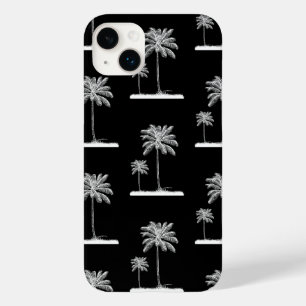 Zwarte tropische moderne palmkabeltas Case-Mate iPhone 14 plus hoesje