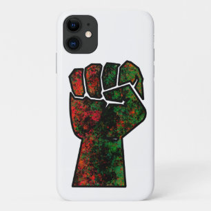 zwarte trots rode groene vuist pan Afrikaanse vlag Case-Mate iPhone Case