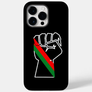 zwarte trots rode groene vuist pan Afrikaanse vlag Case-Mate iPhone 14 Pro Max Hoesje