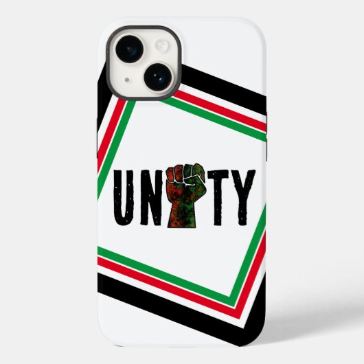 zwarte trots rode groene vuist pan Afrikaanse vlag Case-Mate iPhone Case (Achterkant)